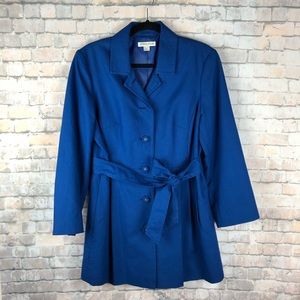 Pendleton Cotton Trench Coat With Tie